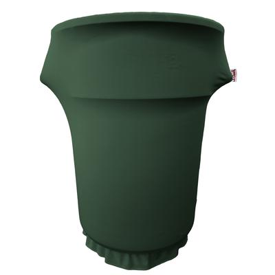 Spandex Cover fitted for 55 Gallon Trash can on wheels