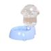 KYAIGUO Pet Bowl Mushroom Shape Automatic Feeder Transparent Design Made of Plastic Material Durable and Long-Lasting Suitable for Small and Medium-Sized Pets