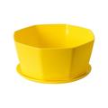 Wefuesd Plastic Plant Pots For Plants With Saucers Indoor Set Of 1 Plastic Planters Modern Flower Pot With Hole For All House Plants Herbs Flowers Flower Pots Garden Decor Live Plants