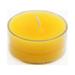 Jeco Citronella Tealight Candles (Case of 50) Yellow