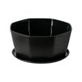 Wefuesd Plastic Plant Pots For Plants With Saucers Indoor Set Of 1 Plastic Planters Modern Flower Pot With Hole For All House Plants Herbs Flowers Flower Pots Garden Decor Live Plants
