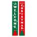 solacol Merry Christmas Party Decorations Merry Christmas Santa Banner Flag Wall Hanging Xmas Party Decoration Ornaments Merry Christmas Garden Flag Merry Christmas Porch Sign