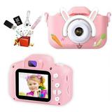 TITOUMI Kids Camera Toys 2400W Selfie Digital Video Shockproof Camcorder 32GB