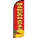 4 Less MANGONADAS Windless Swooper Flag Feather Banner Sign 3X11.5 Ft Tall (Flag Only) Rq