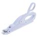 Electric scissor Fabric Leather Cloth Sewing Electric Scissors Multipurpose Handheld Cordless Cutter Tailor Scissor Shears with Protection Cover without Battery (White)