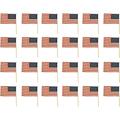 72 Patriotic American Flags On Sticks! 12 X7 Flag - 15.75 Stick - Outdoor Or Indoor! (72)