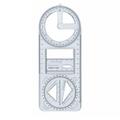 Chicmine Multi-functional Measuring Scale Y Ruler Geometric Ruler Multifunctional Measuring Tool with Scale Round Corner Protractor Y X More for School