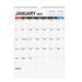 English Planner Calendar Multi-function Hanging Planning Calendar Monthly Coil Calendar