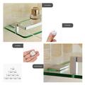 Shelf clips 10pcs Floating Glass Shelf Bracket Connector Furniture Shelf Connect Holder