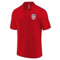 U.S. Soccer USMNT Soccer Official Adult Soccer Poly Soccer Jersey Polo Shirts