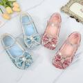 LYCAQL Children Bow Knit Princess Cute Shoes Pearl Sandals For Party Toddler Butterfly Rhinestone Shinny Baby Baby Tennis Shoes (Blue 2 Big Kids)