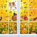 Eguiwyn Thanksgiving Day Home & Garden Office&Craft&Stationery â€ŽPolyvinyl Chloride DIY Stickers Office&Craft&Stationery Multicolor