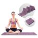 Foldable Yoga Mat - Illustrated 14 Embossed Poses Square Folding Travel Firness & Exercise Mat as seen on TV Perfect Storage Pilates Home Workout