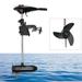 YIYIBYUS Electric Trolling Motor 45LBS Thrust Electric Outboard Trolling Motor 12V Boat Motor Propeller W/Retractable Handle