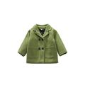 Sunisery Baby Woolen Coat with Plaid Pattern Double Breasted Pocket Decoration Spring Clothing