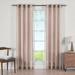 Luxury Abri Grommet Crushed Sheer Curtain Panels (Set of 2)