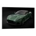 Aston Martin DBS Green Supercar Canvas Wall Art Decor Horizontal Version Gallery Wrapped Wall Decor Artwork Modern Home Decorations