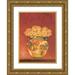 Gladding Pamela 24x32 Gold Ornate Wood Framed with Double Matting Museum Art Print Titled - Tuscan Bouquet II