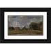 John Constable 24x15 Black Ornate Framed Double Matted Museum Art Print Titled: Golding Constable s House East Bergholt- the Artist s Birthplace