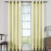 Luxury Abri Grommet Crushed Sheer Curtain Panels (Set of 2)