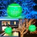 LED light Outdoor Christmas PVC Inflatable Decorated Balloon Christmas Inflatable Balls Outdoor Garden Decorations Giant Christmas