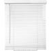 Cordless Window Blinds 1 Slat PVC Vinyl Venetian Horizontal Privacy Shade Sunray Protection White - 32 W X 64 H