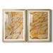 Wexford Home Yellow Marble I Premium Framed Print 18.5 x 24.5 - Ready to Hang Gold (Set of 2)