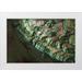 Bush Marie 14x10 White Modern Wood Framed Museum Art Print Titled - USA Colorado Lafayette Abalone shell close-up