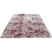 Modern Abstract Area Rug Large Rugs for Home Office Bedroom and Living Room - tie-dyed grey purple