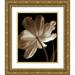 Britt Charles 26x32 Gold Ornate Wood Framed with Double Matting Museum Art Print Titled - Champagne Tulip II