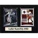 C & I Collectables Luke Kuechly NCAA Boston College Eagles Two Card Plaque 6in. x 8in.