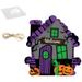 Halloween Decoration Halloween Hanging Sign Front Door Welcome Sign Castle Shaped Wood Plaque Wall Sign