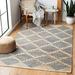 Kilim Collection Accent Rug - 4 X 6 Natural & Grey Handmade Moroccan Jute Ideal For High Traffic Areas In Entryway Living Room Bedroom (KLM458A)