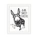 Trendy Decor 4U Hello Sweet Cheeks Donkey Framed Wall Art Modern Home DÃ©cor White Framed Print for Living Room Bedroom & Farmhouse Wall Decoration by Lettered & Lined 14 x18