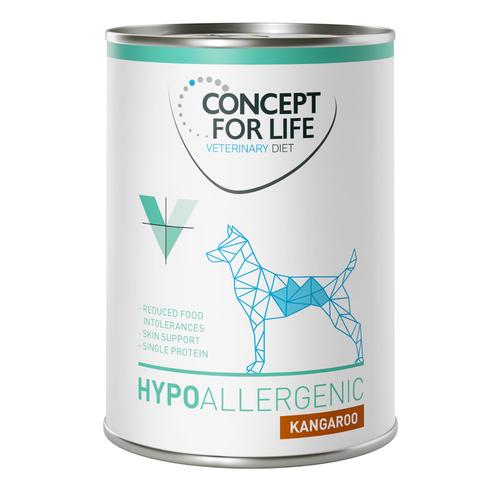 24 x 400 g Hypoallergenic Känguru Concept for Life Veterinary Diet Nassfutter für Hunde