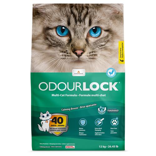 12kg ODOURLOCK Katzenstreu Calming Breeze