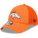 Men's New Era Orange Denver Broncos Stripe 39THIRTY Flex Hat