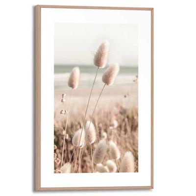 Poster REINDERS "Ziergras", beige (farbe bild(er): beige), B:20cm H:30cm T:1,6cm, MDF, Bilder Image