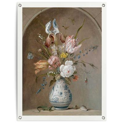 Poster REINDERS "Van der Ast Stillleben", bunt (farbe bild(er): bunt), B:60cm H:80cm T:0,1cm, Leinwand, Bilder, Outdoor für Garten oder Balkon Image