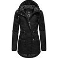 Winterjacke RAGWEAR "Monadis Black Label" Gr. XXXL (46), grau (shadow) Damen Jacken Lange