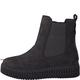 Jana Damen Chelsea Boots Winter Flach Weite H Mehrweite, Grau (Graphite), 39 EU