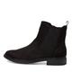 Jana Damen Chelsea Boots Elegant Flach Weite H Mehrweite, Schwarz (Black), 38 EU