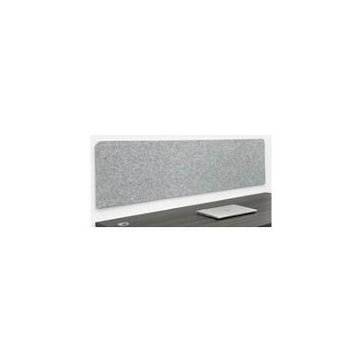 66"W x 17"H Wall Mounted PET Pin Board in Light Gray
