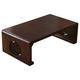 Coffee Tables Low Table Bay Window Table Japanese Tatami Tea Table Balcony Study Table Balcony Rectangular Zen (Color : Walnut color, Size : 50×40×30cm)