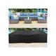 KDGGLUCK Outdoor Cover Furniture Cover Waterproof and Dustproof Furniture Sofa Cover Garden Dining Table Chair Cover Multiple sizes 240x100x110cm(LxWxH)