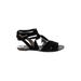 J.Crew Sandals: Black Solid Shoes - Women's Size 6 - Open Toe