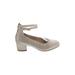 Sam Edelman Heels: Gold Shoes - Women's Size 4