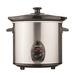 Brentwood Appliances 3-Quart Slow Cooker Aluminum/Ceramic in Gray | 10.25 H x 10.25 W x 9.25 D in | Wayfair SC-130S