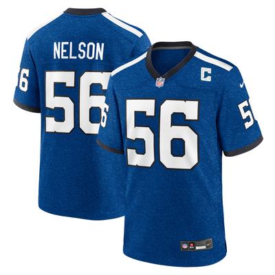 Indianapolis Colts Nike Game Indiana Nights Ausweichtrikot - königsBlau - Quenton Nelson - Herren Image