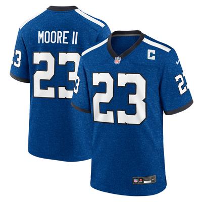 Indianapolis Colts Nike Game Indiana Nights Ausweichtrikot - königsBlau - Kenny Moore II - Herren Image
